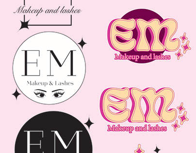 Makeup and lash logo concepts