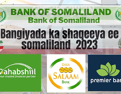Bangiyada ka shaqeeya ee somaliland 2023
