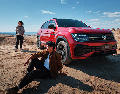 Teramont X of Volkswagen in Xinjiang
