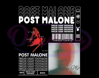 Posty Album Twelve Carat Toothache Post Malone PNG