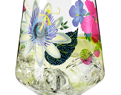Ritzenhoff Passionflower Glass design