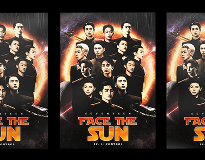 seventeen - face the sun poster design ! ✶