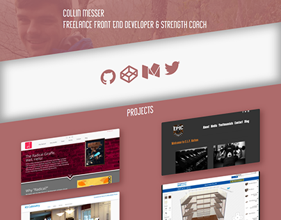 CollinMesser.com Site Design
