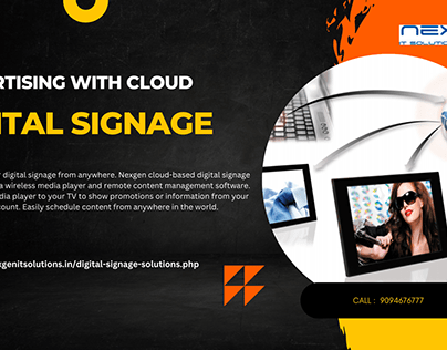 Simple Digital Advertising with Cloud Digital Signage