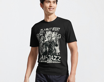 Crazy Night T-Shirt Design