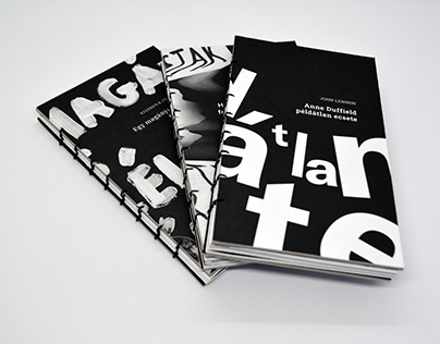 Experimental typography book series