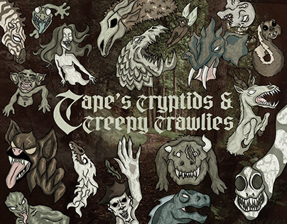 Project thumbnail - Cape's Cryptids – Illustrated Alphabet