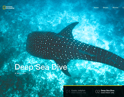 National Geographic 3D landing Page