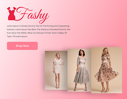 Fashion Brand Website - Fashy