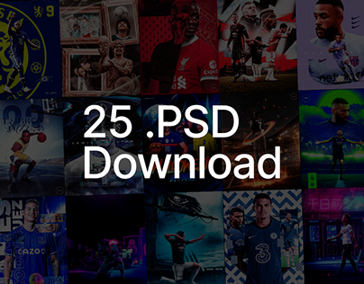 Pack Design Esportivo - Download 25 PSD