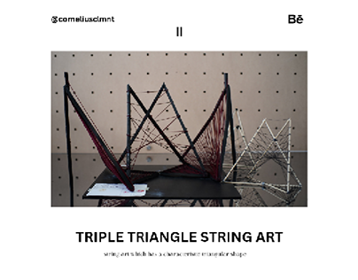 Triangle String Art 🧵