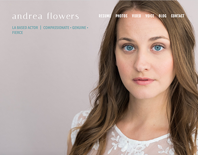 LA Actress Portfolio | Web Design + Branding