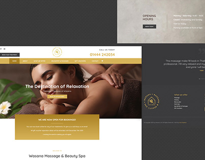 Wasana Beauty Spa - Website Design