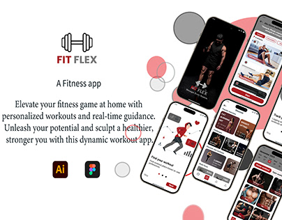 FIT FLEX - UIUX Case Study on Fitness App