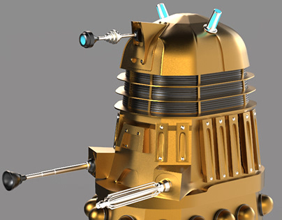 Modelado 3D "Dalek" - 3ds Max