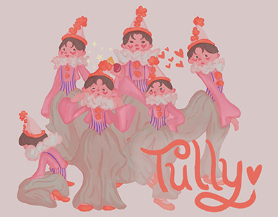 Tully the Clown OC original character study