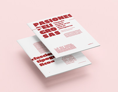 Typografic brochure