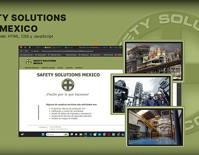 Project thumbnail - HTML, CSS yJavaScript Safety Solutions México