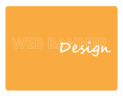 WEB BANNER Design