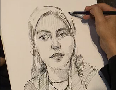 Live sketching - charcoal
