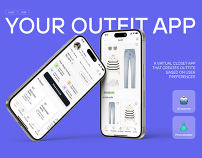 UX/UI design for Mobile Application "Your outfit"