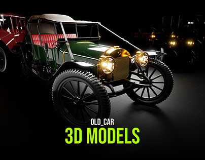 Project thumbnail - Old car - 3d models