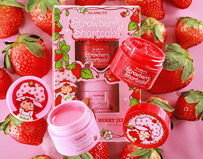 Strawberry Shortcake™ x Glamlite Lip Duo Designs