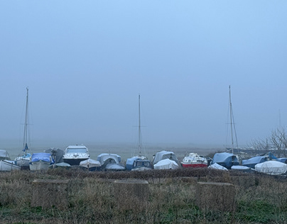 Aldeburgh in the freezing fog