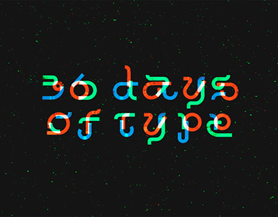 Project thumbnail - 36 days of type - Animated Typeface