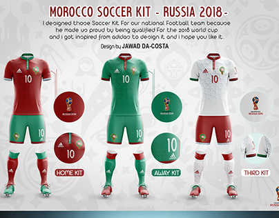 Morocco National Team - Adidas kits 2018/2019