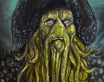 Davy Jones Oil Painting