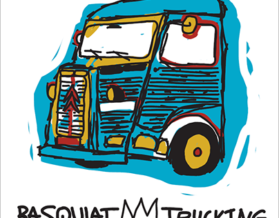 Basquiat Trucking Logo