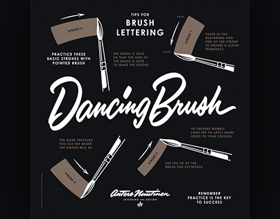 Dancing Brush – Tips for Brush Lettering