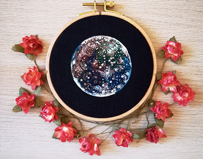 Callisto embroidery