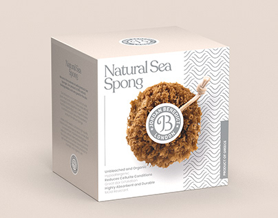 Natural Sponge Packaging Design