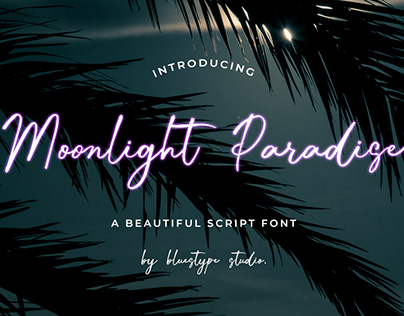 Moonlight Paradise - Handwriting Font