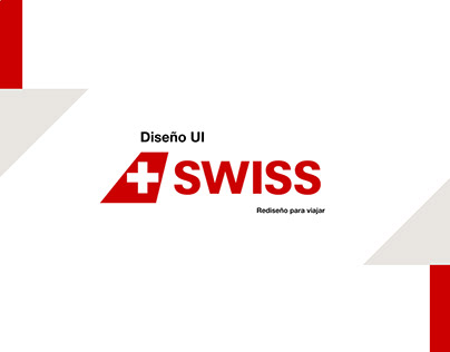 Diseño UI de SwissAir