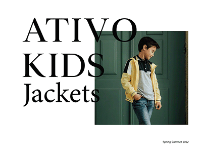 Ativo Kids SS22 Jackets Design