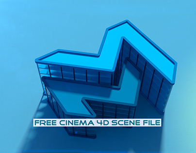 Building Text | Fully Rigged Free Cinema 4D Scene File