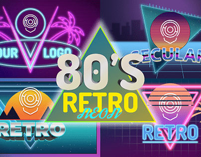 Shoteraphy: Logo Reveal 80'S Retro Neon