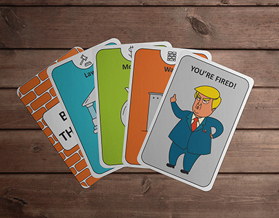 Trump playing cards design