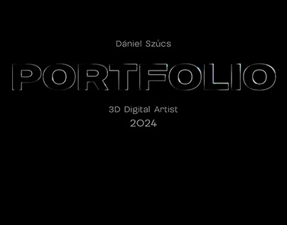 3D Digital Artist Portfolio 2024