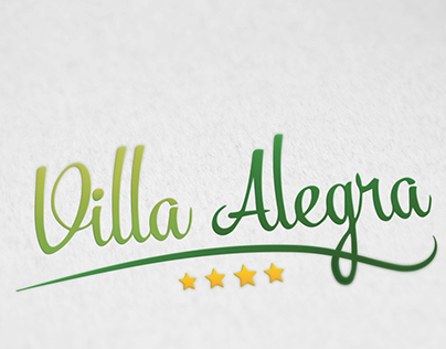 Villa Alegra - logo design