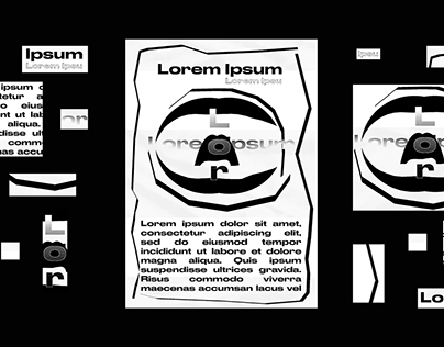 Faceless poster of Lorem Ipsum