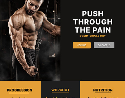 Fitness-Gym-Web-Page-Desing