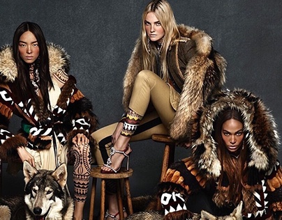 With a #fall-winter2015 #dsquared