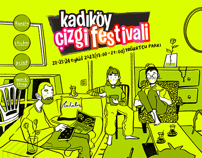 "Kadıköy Çizgi Festivali" Announcement Post