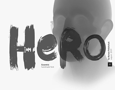 Hero — Handwritten font