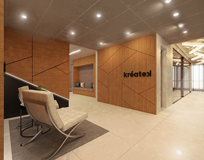 Kreatek New Offices Work in Progress vs. Final Result