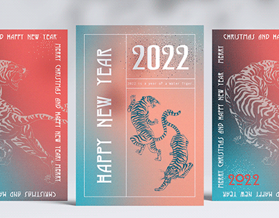 New Year 2022 cards ideas